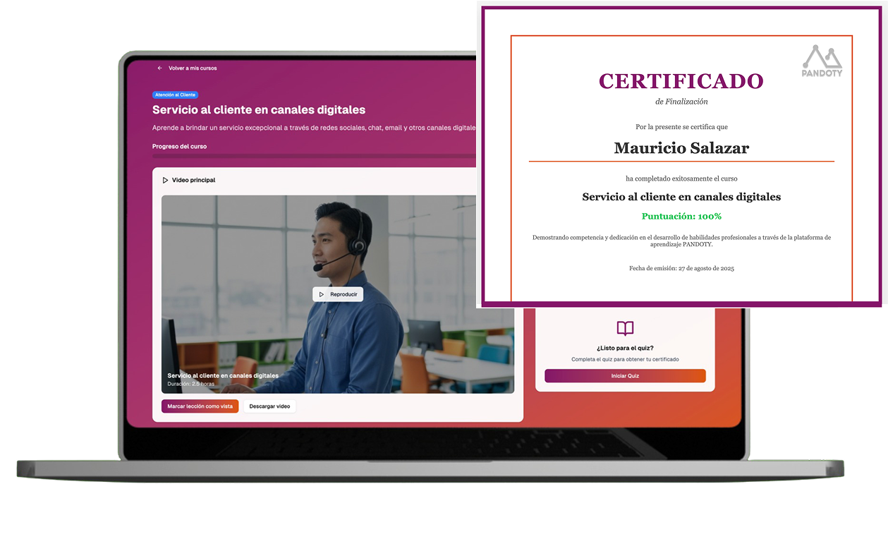 Pandoty Formación - Plataforma de E-learning y Certificaciones